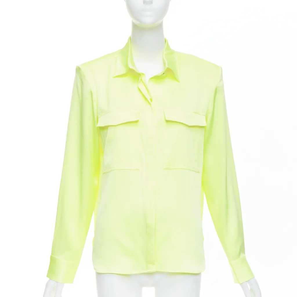 Alex Perry Padded Overshirt Yellow Never worn - Front View