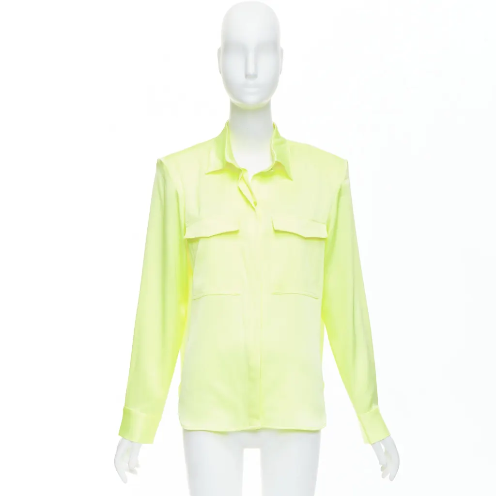 Alex Perry Padded Overshirt Yellow Never worn - Back View