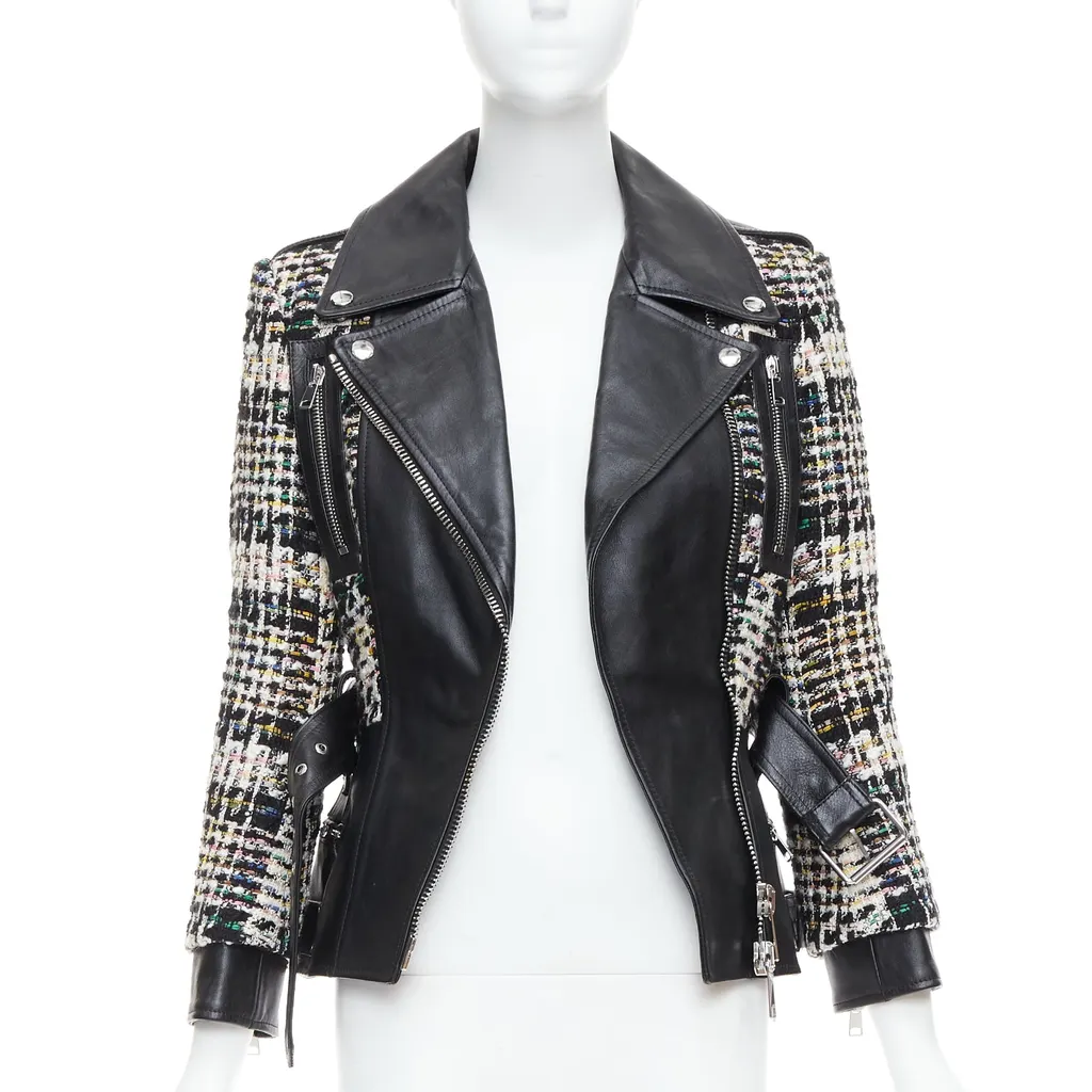 Alexander McQueen Punk Leather Biker Jacket Black Leather Very good - Inside View