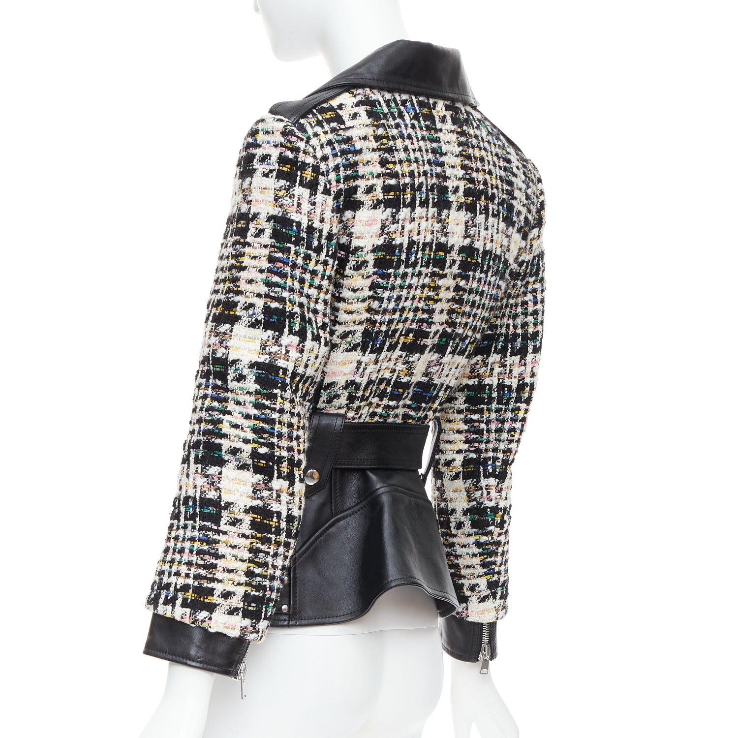 Alexander Mcqueen Punk Leather Biker Jacket - Detail 2