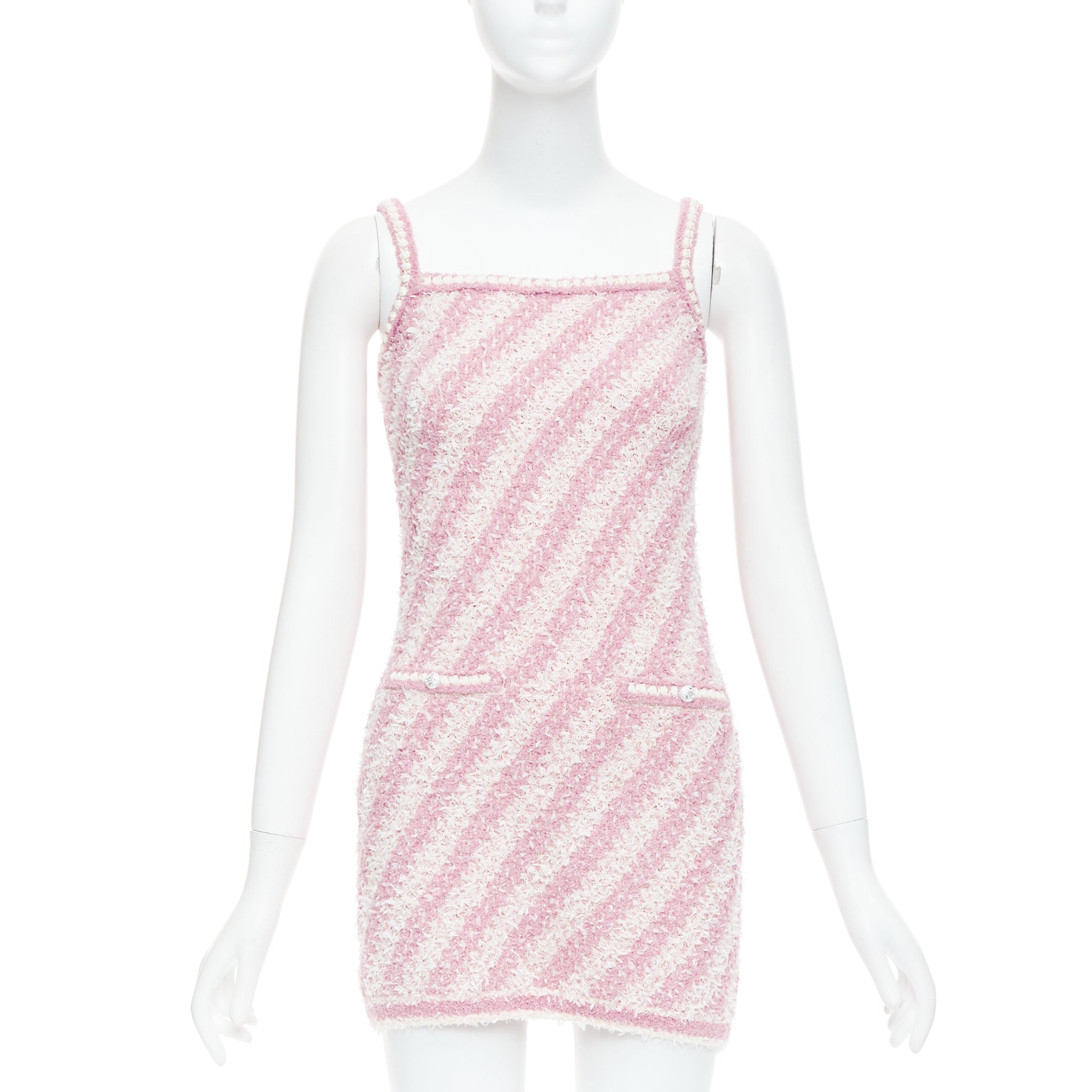 Chanel Striped Tweed Dress