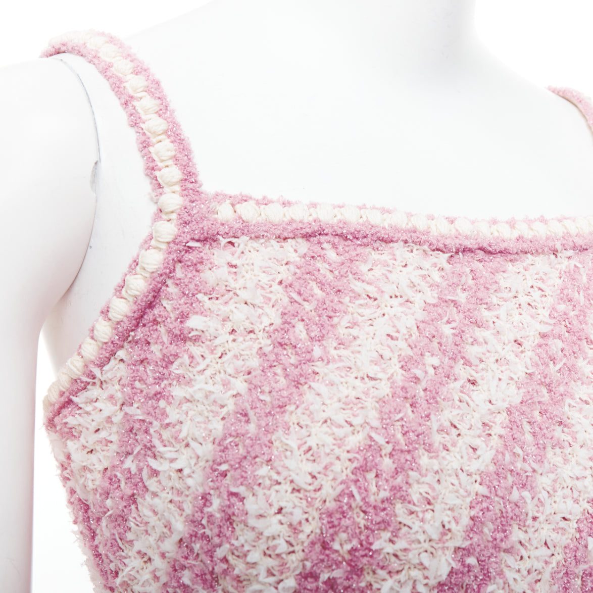 Chanel Striped Tweed Dress - Detail 2