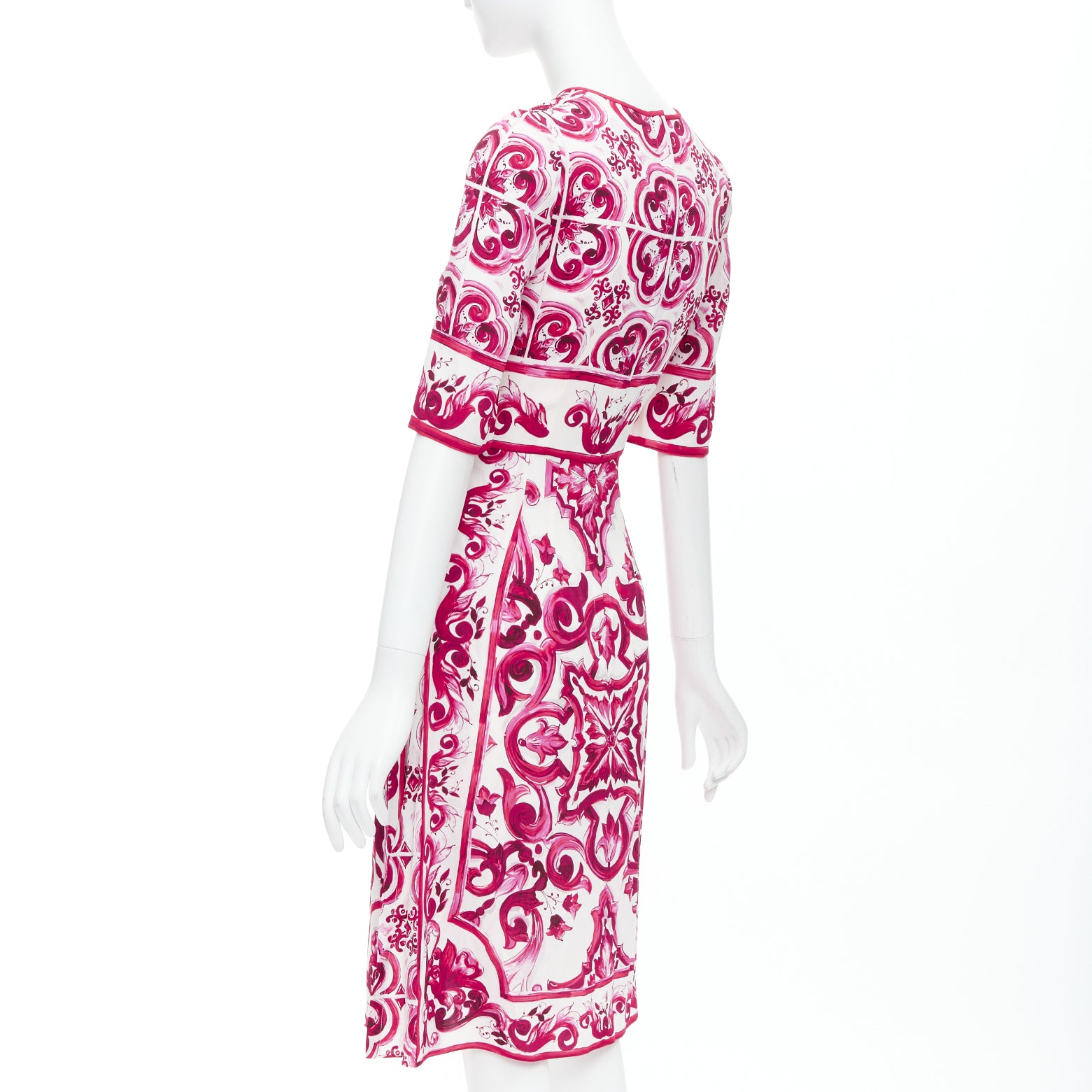 Dolce & Gabbana Majolica Silk Dress - Detail 1