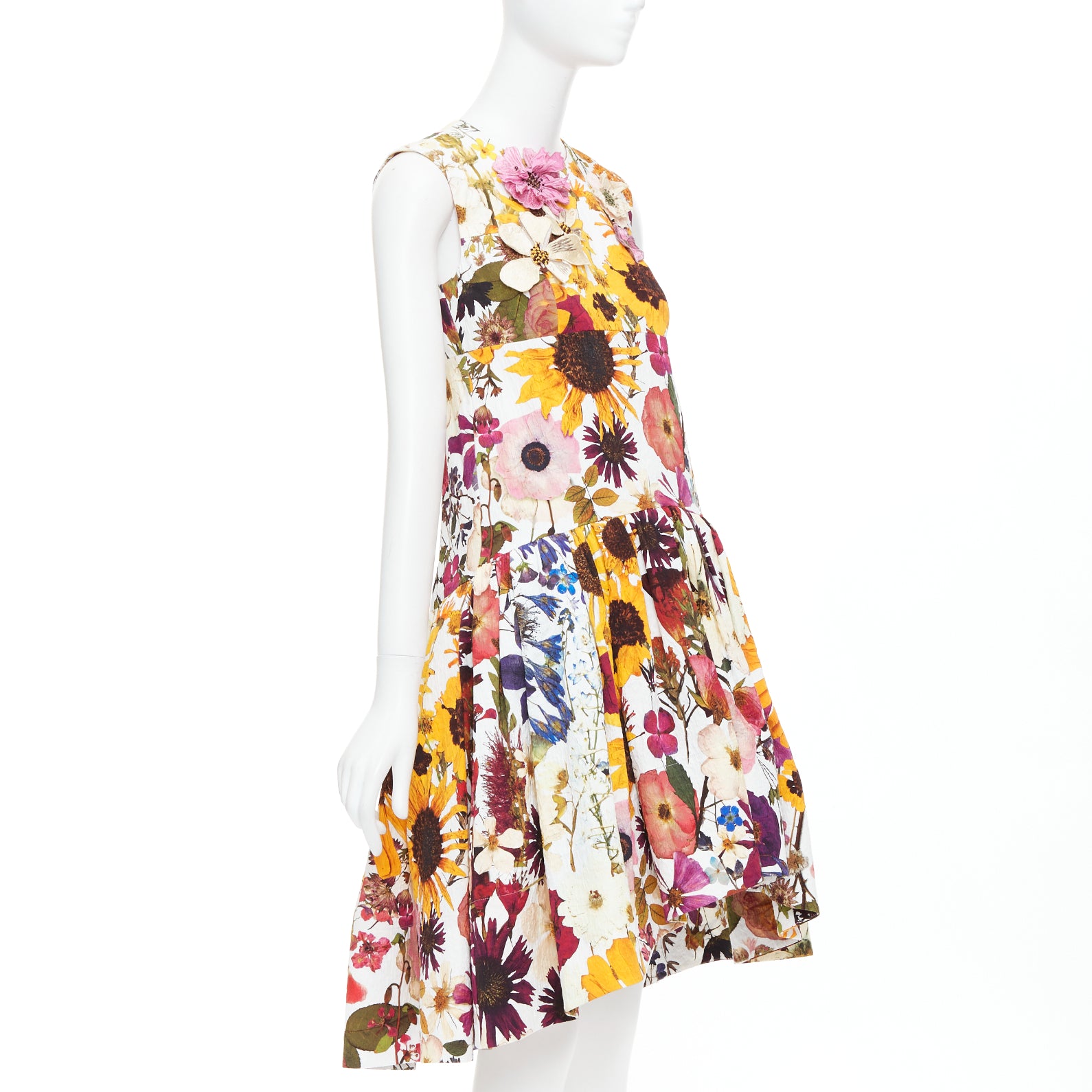 Oscar De La Renta Embellished Bubble Dress - Image 6
