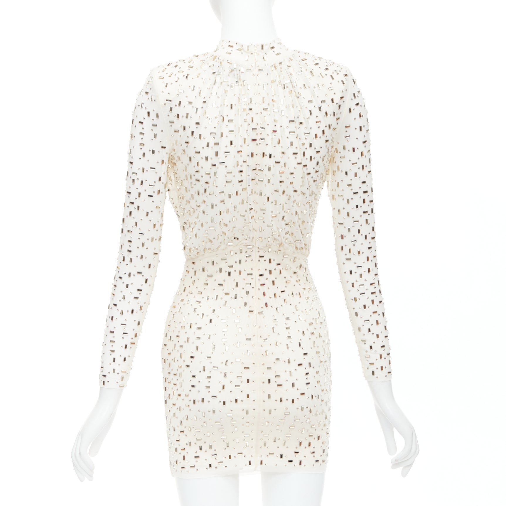 Self-portrait Rhinestone Mesh - Side view