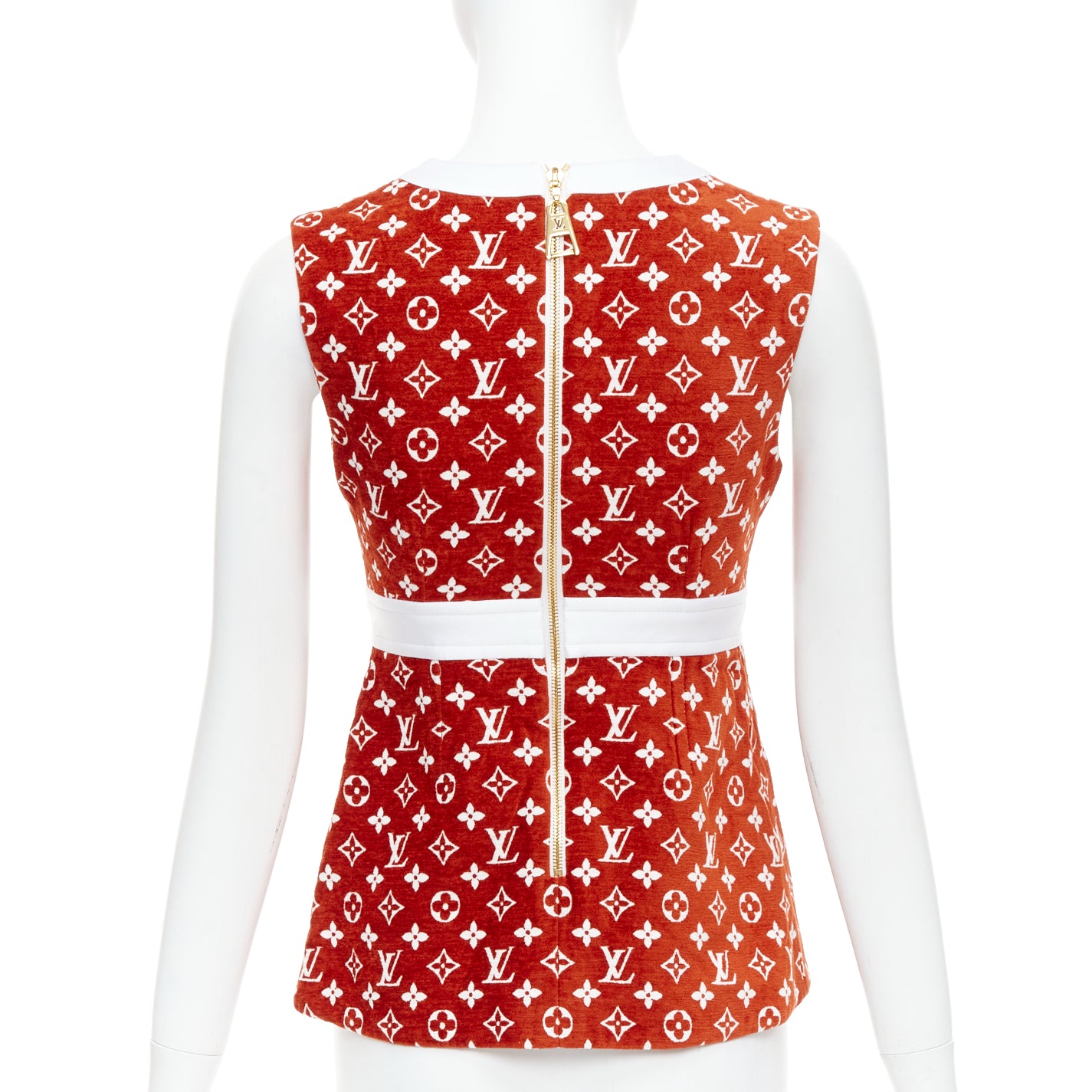 Louis Vuitton Monogram Peplum Top - Side view