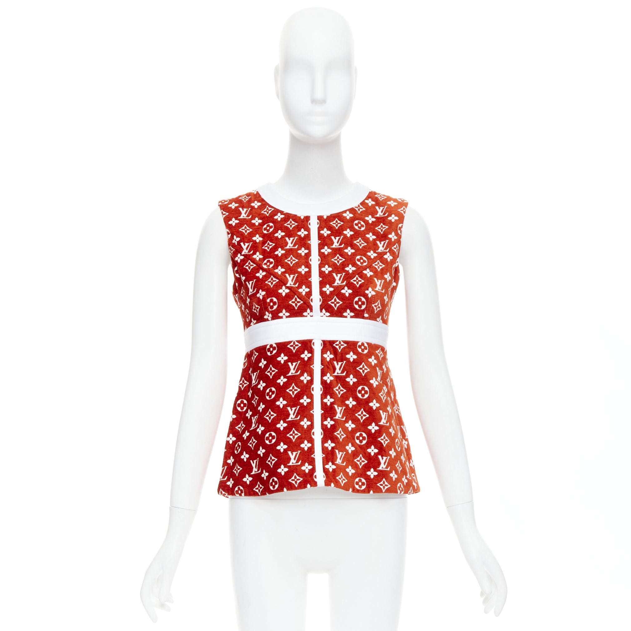 Louis Vuitton Monogram Peplum Top - Image 11