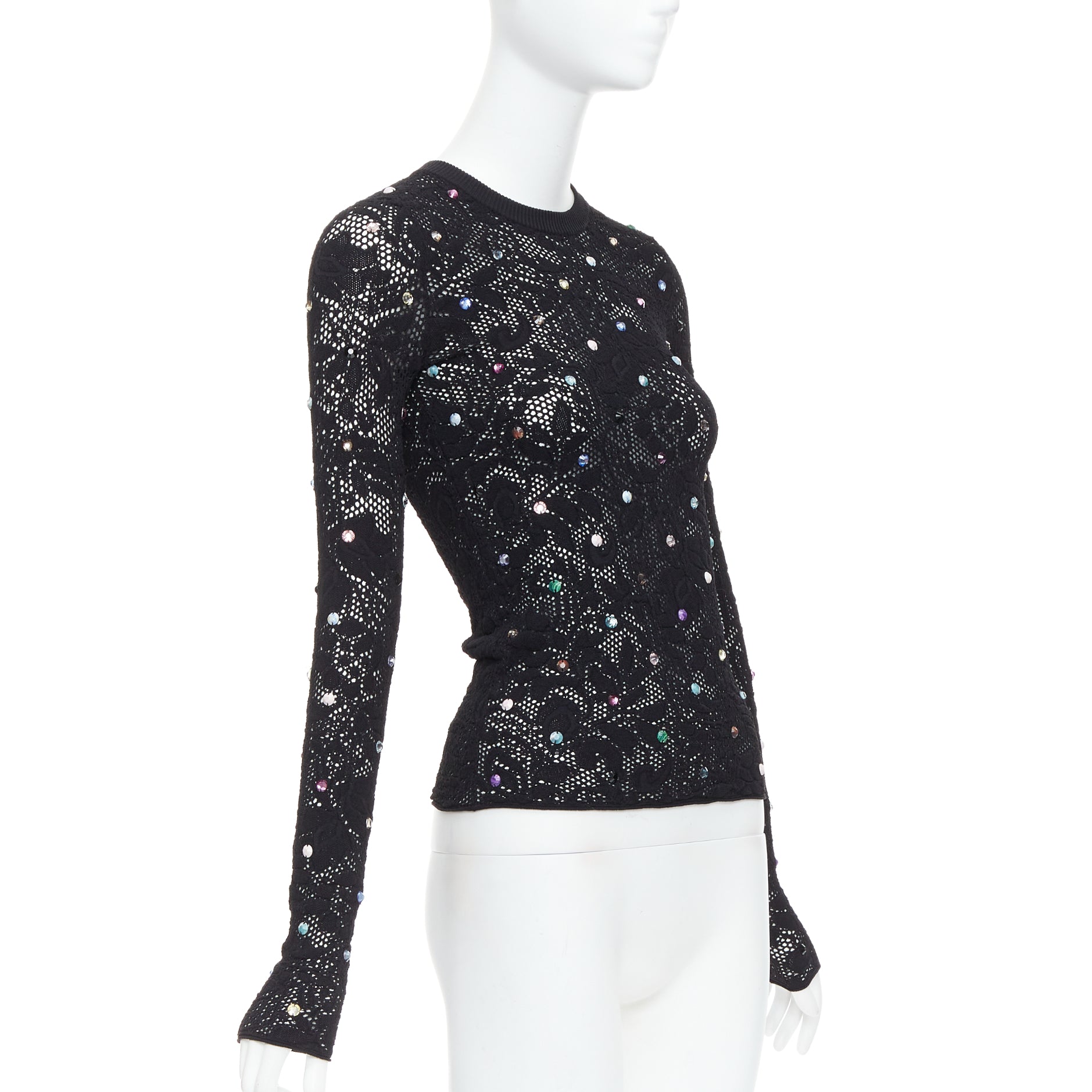 Louis Vuitton Floral Lace Pullover 1ABDZQ - Image 6