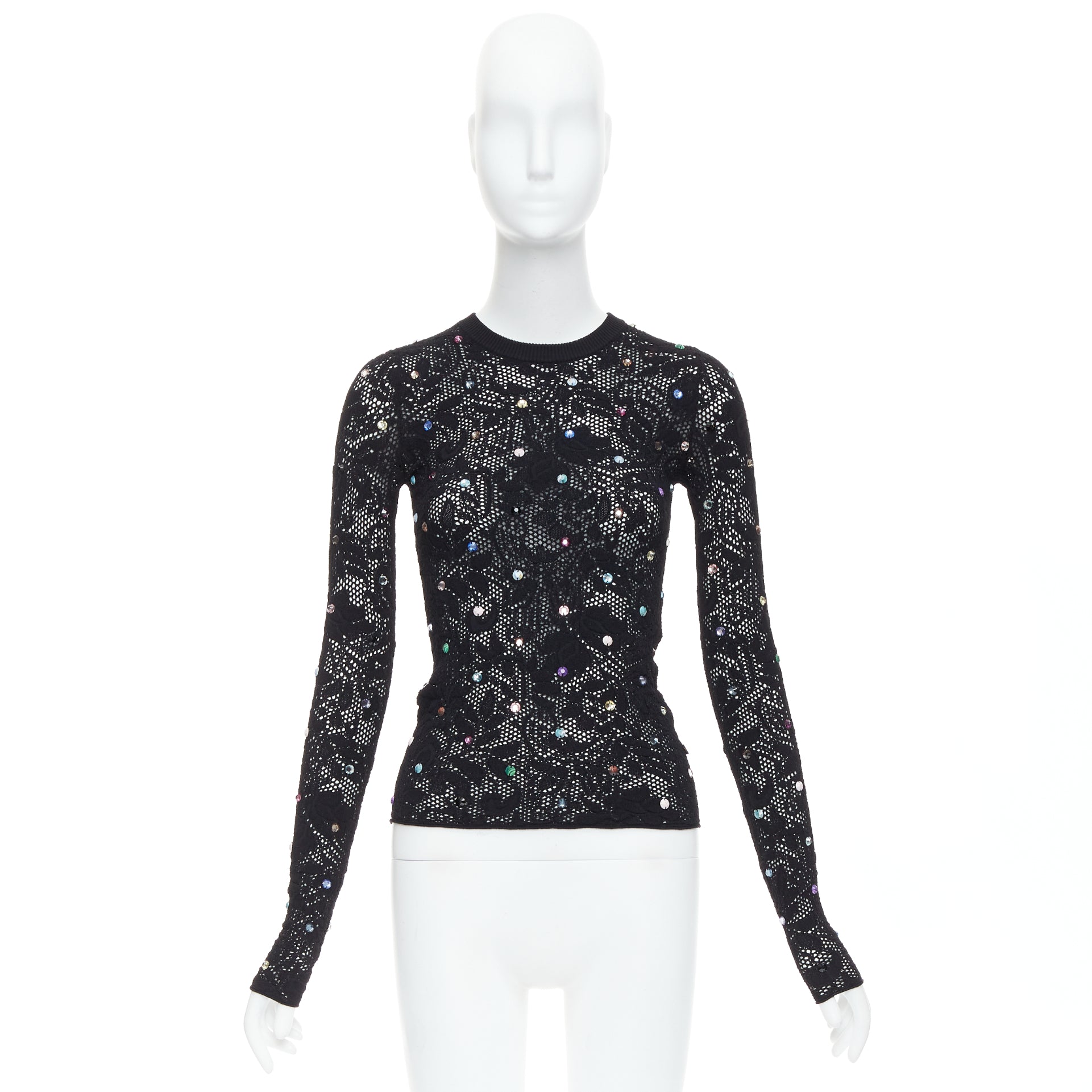Louis Vuitton Floral Lace Pullover 1ABDZQ - Image 12