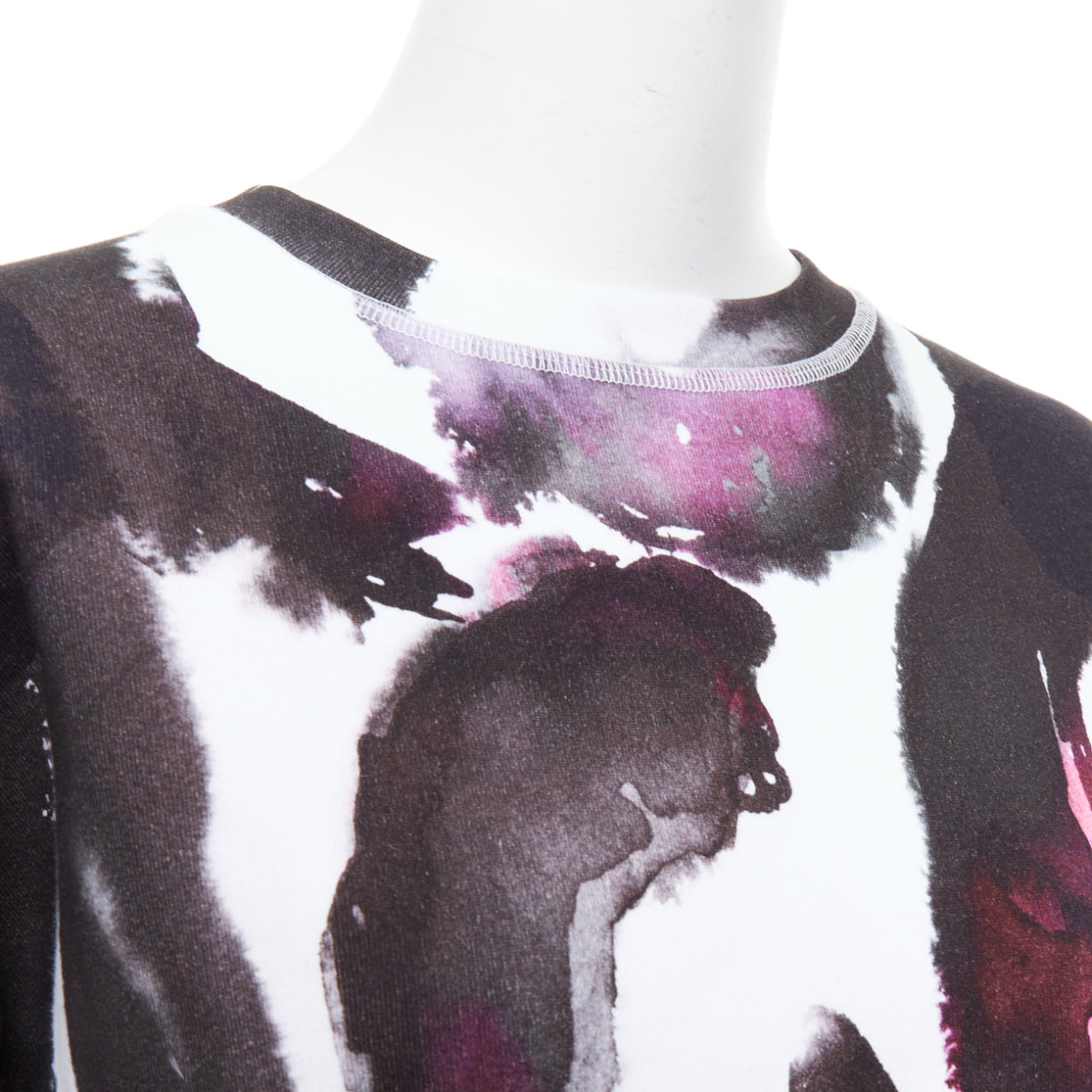 Alexander Mcqueen Watercolor Logo Sweater - Back view
