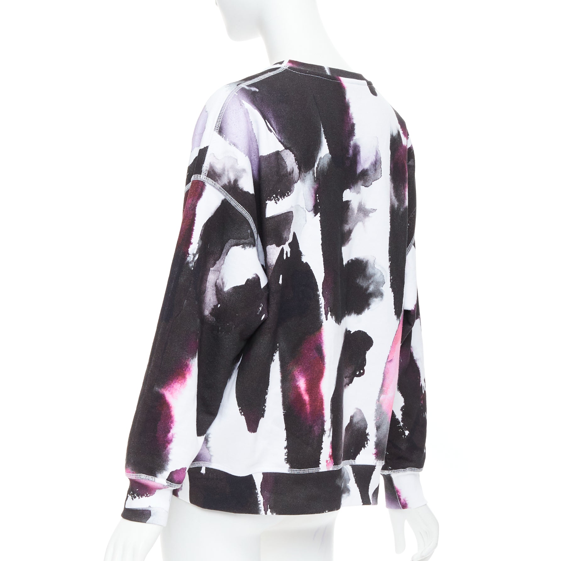 Alexander Mcqueen Watercolor Logo Sweater - Detail 1