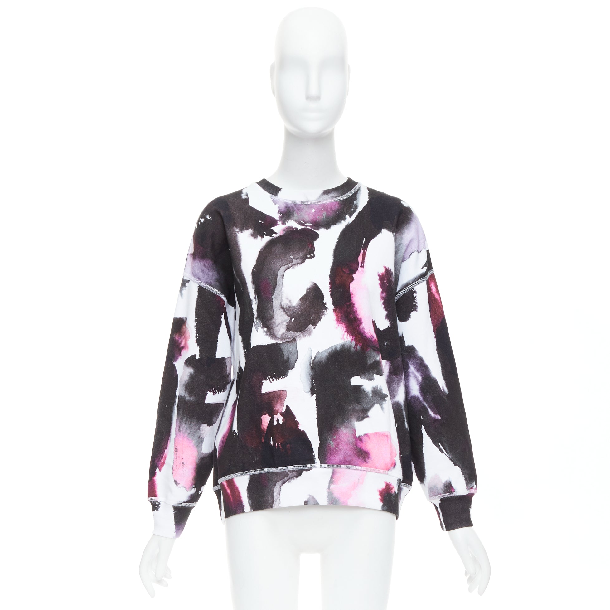 Alexander Mcqueen Watercolor Logo Sweater - Image 10
