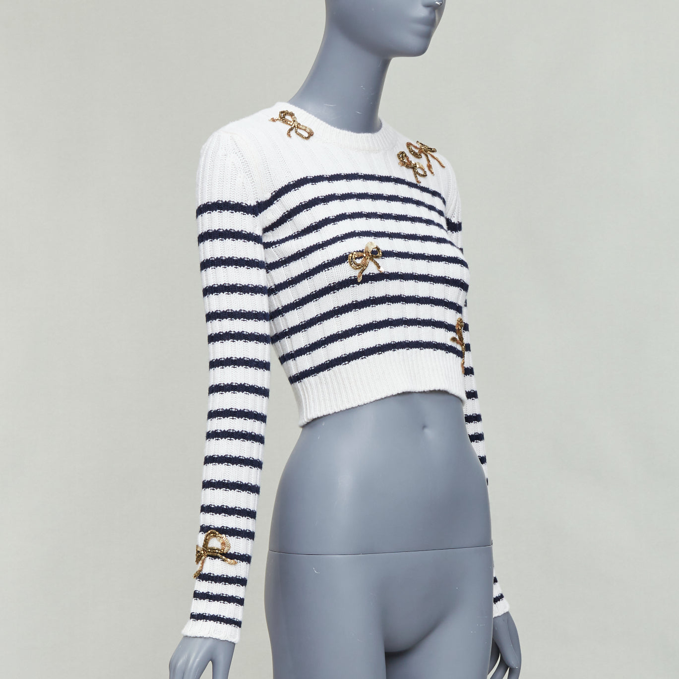 Valentino Garavani Sequin Ribbon Sweater - Image 6