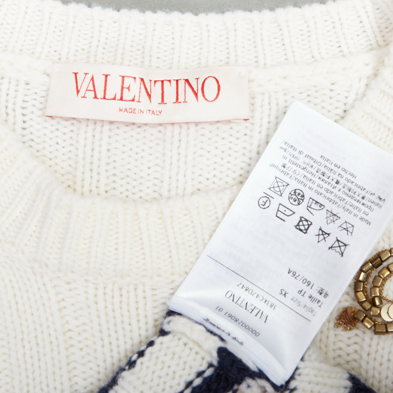 Valentino Garavani Sequin Ribbon Sweater - Image 10