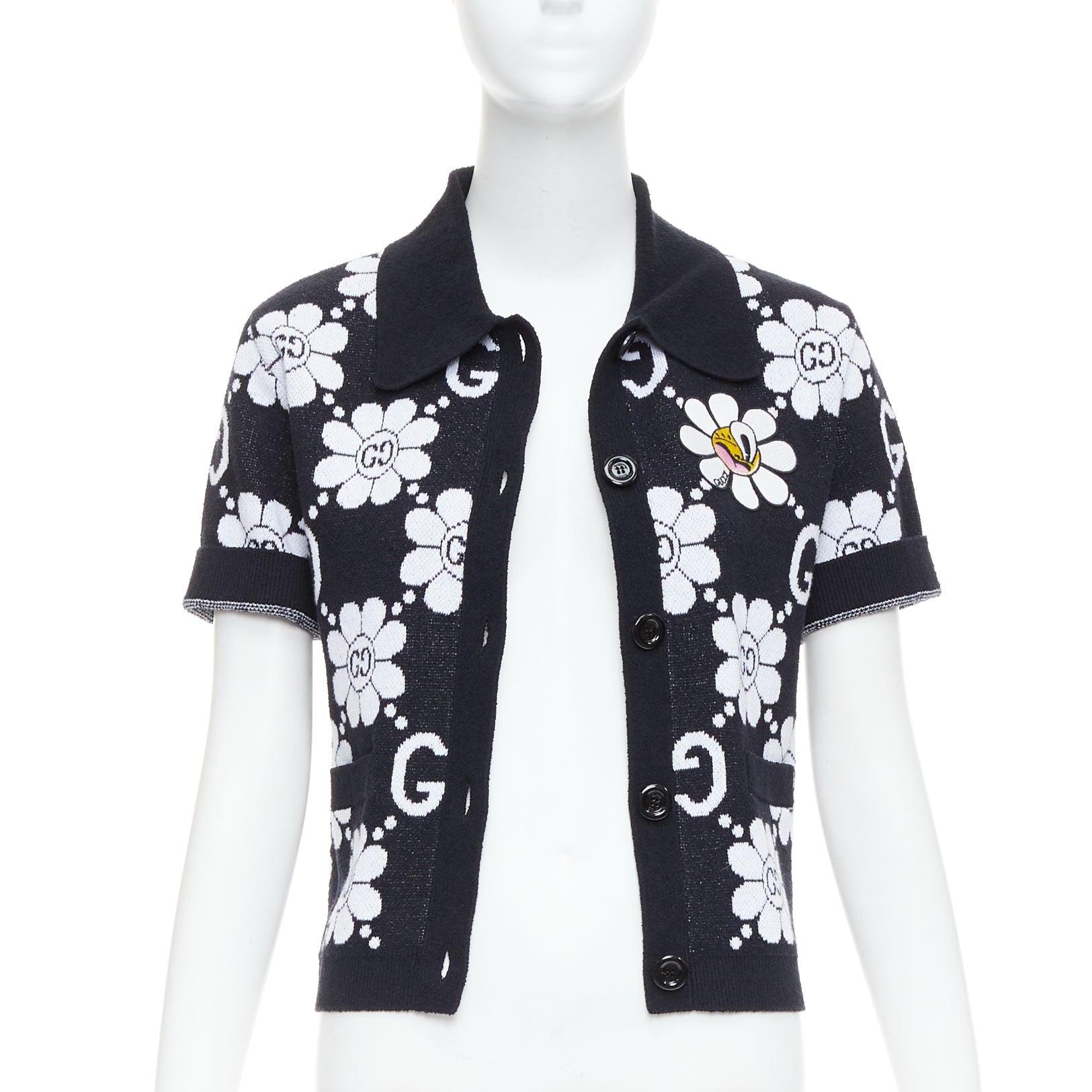 Gucci Daisy Polo Cardigan - Image 6