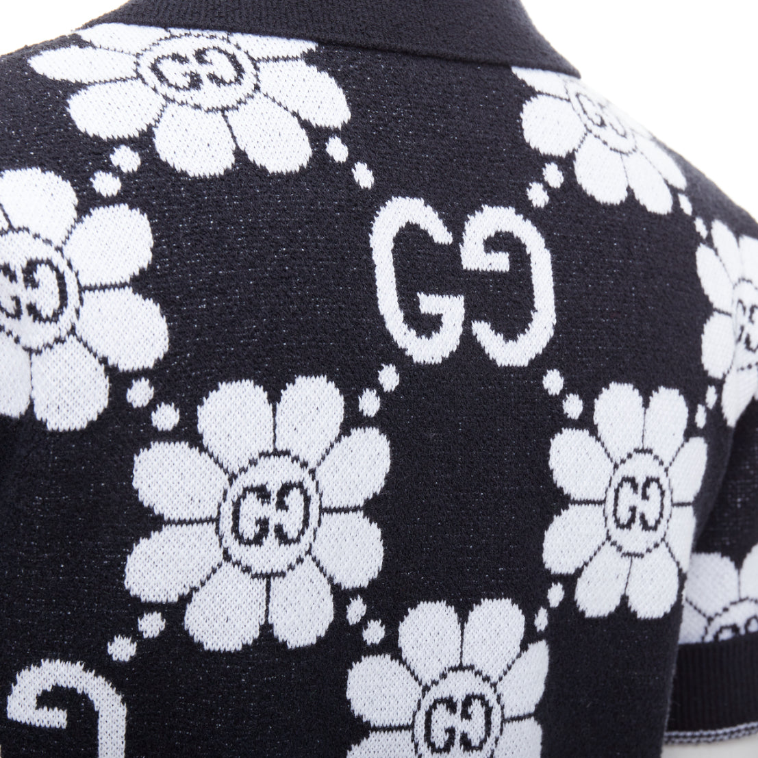 Gucci Daisy Polo Cardigan - Image 10