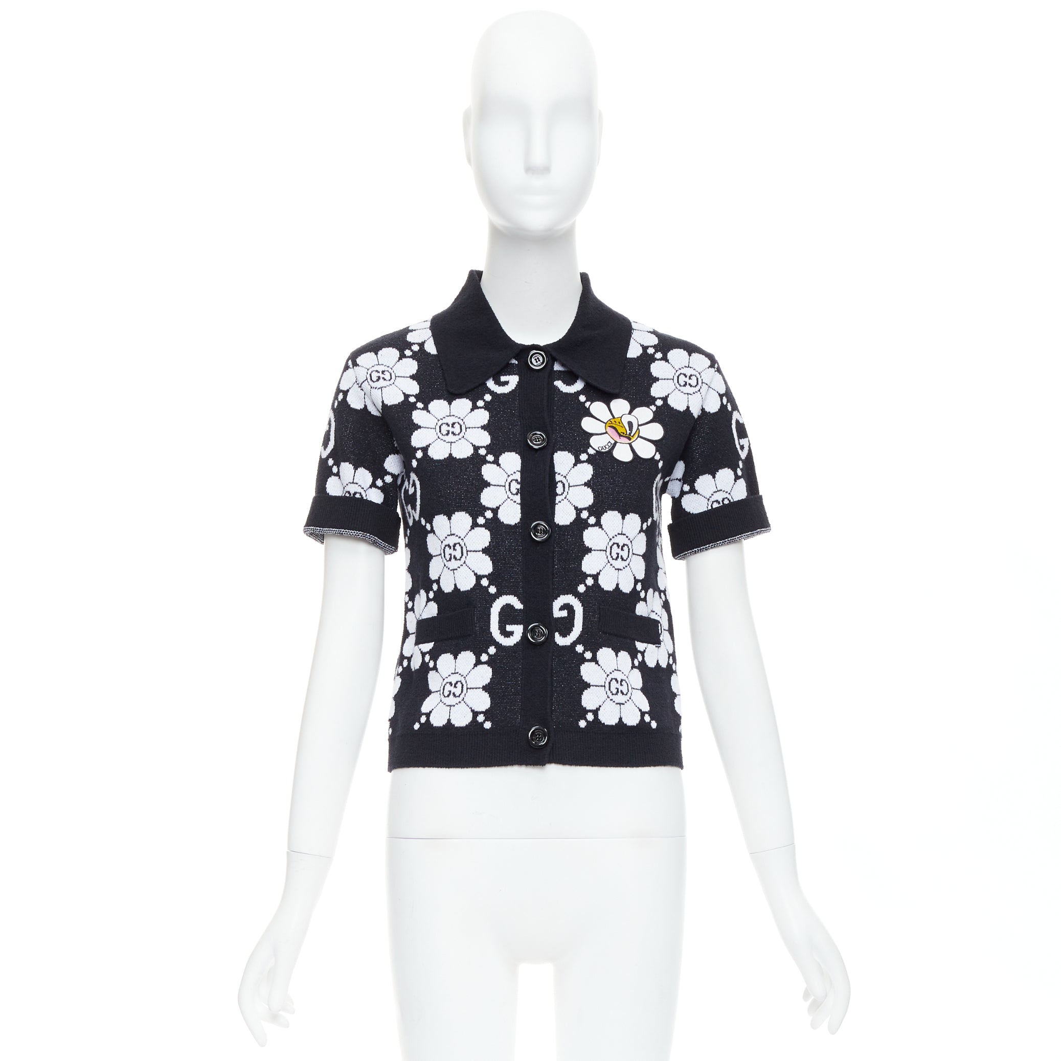 Gucci Daisy Polo Cardigan - Image 12