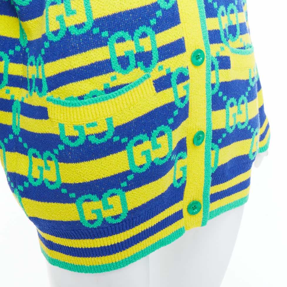 Gucci GG Stripe Cardigan - Back view