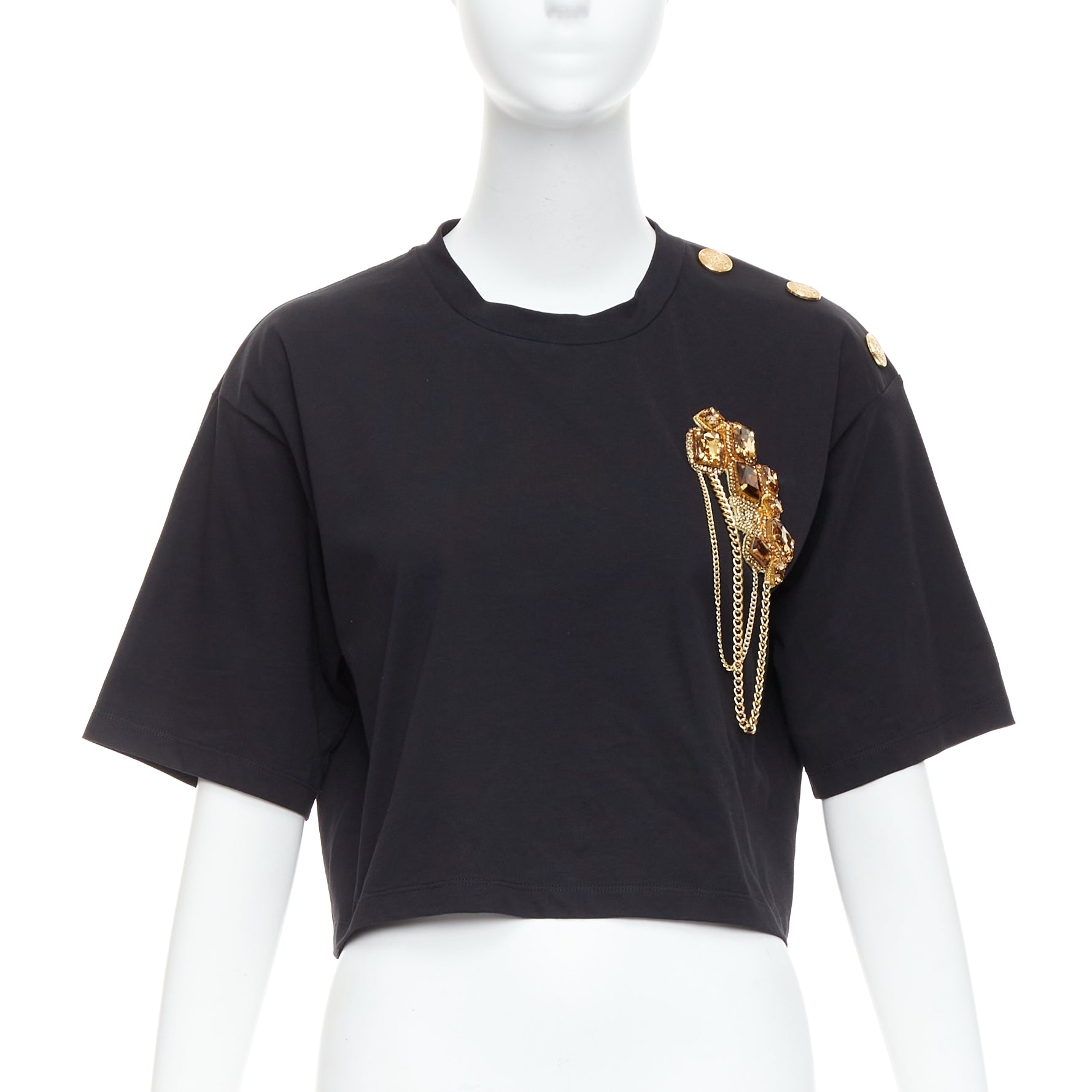 Balmain Chain Brooch Shirt