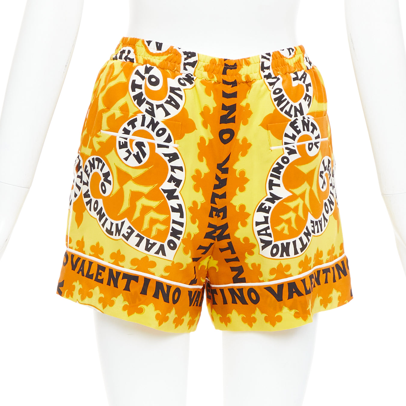 Valentino Garavani Bandana Silk Shorts - Side view