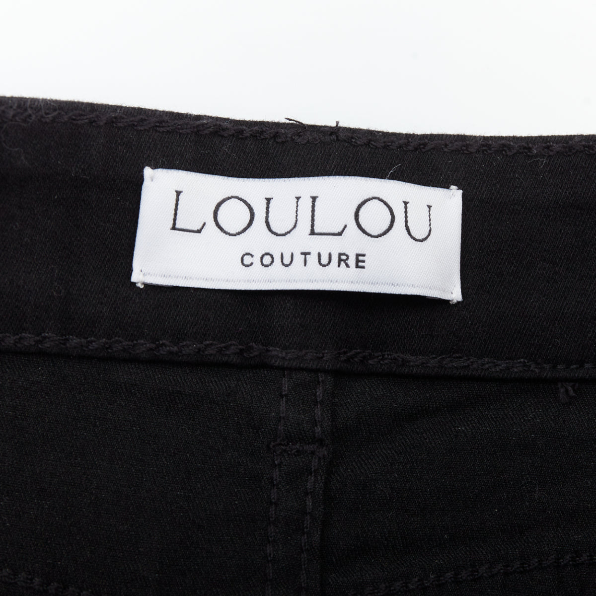 Loulou Studio Crystal Cotton Shorts - Side view
