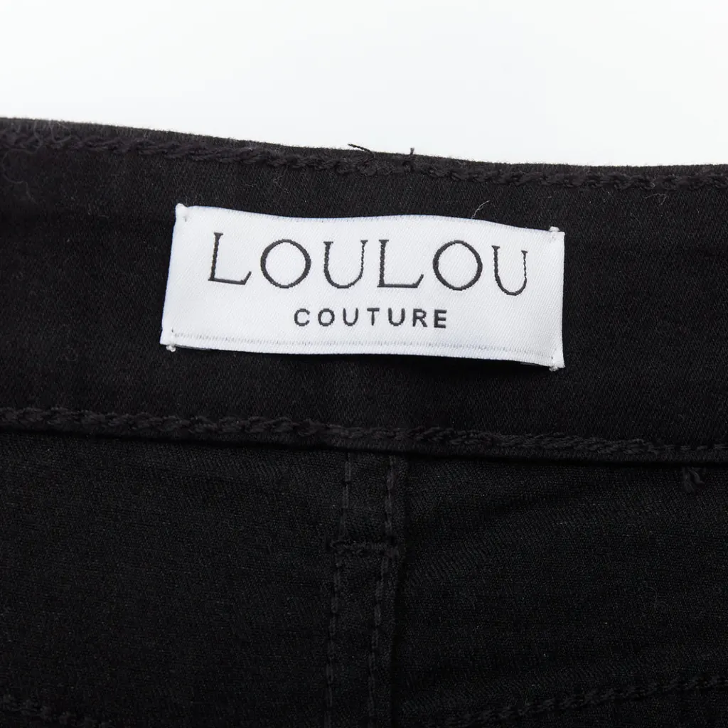 LOULOU STUDIO Crystal Cotton Shorts Black Cotton Never worn - Box View