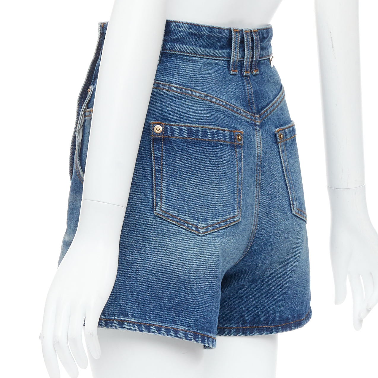 Balmain Coin Button Shorts - Detail 1