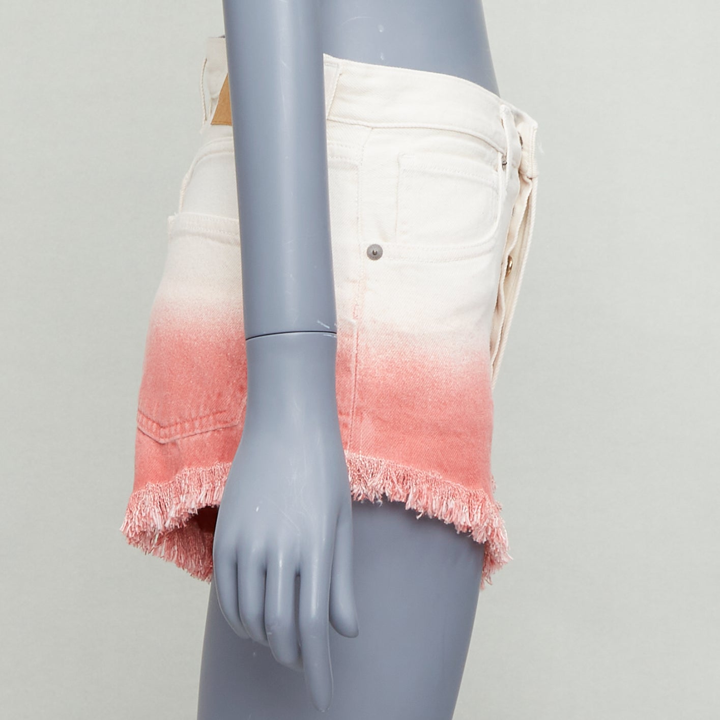 Alanui Ombre Denim Shorts - Image 6