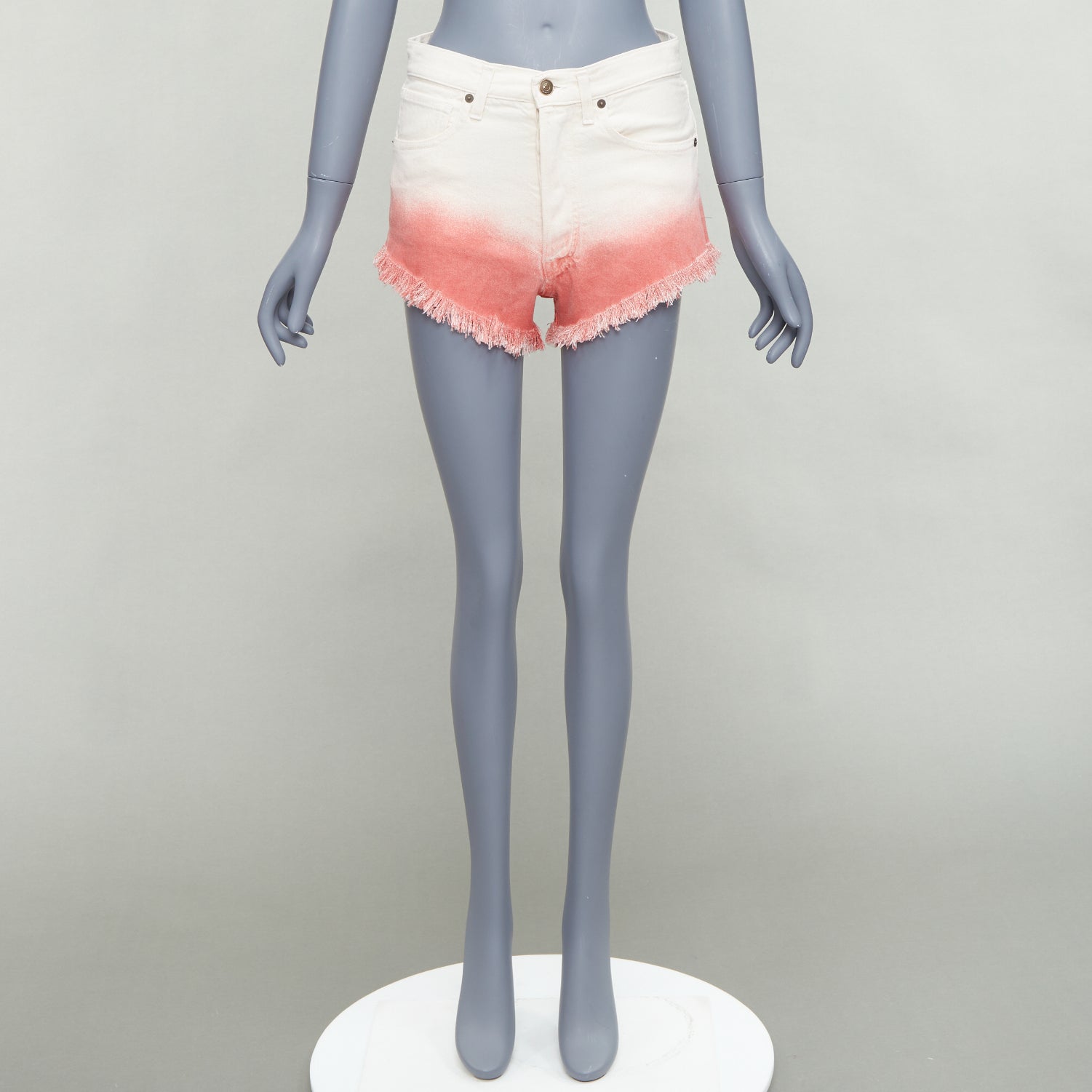 Alanui Ombre Denim Shorts - Image 11