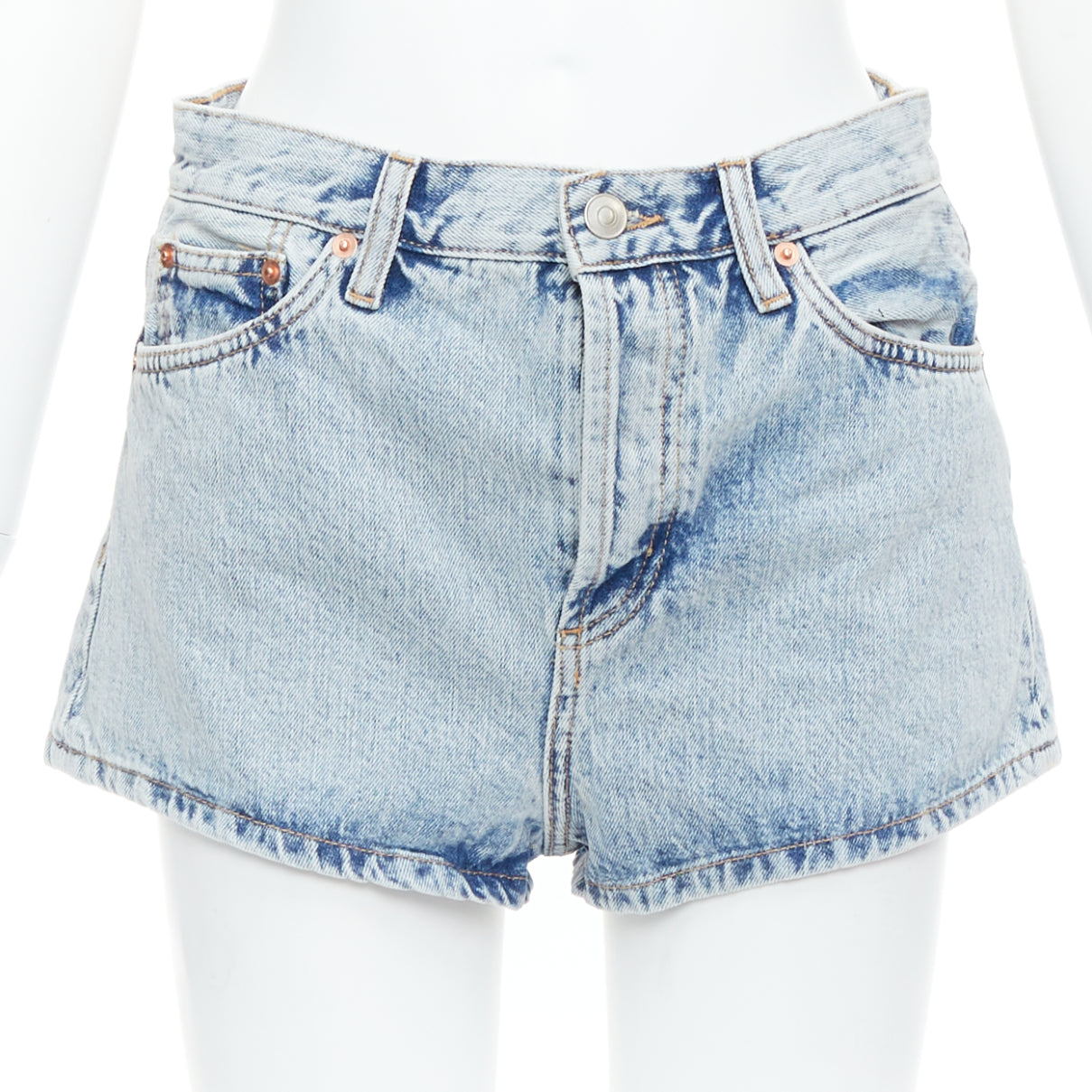 Wardrobe Nyc Leather Tag Shorts