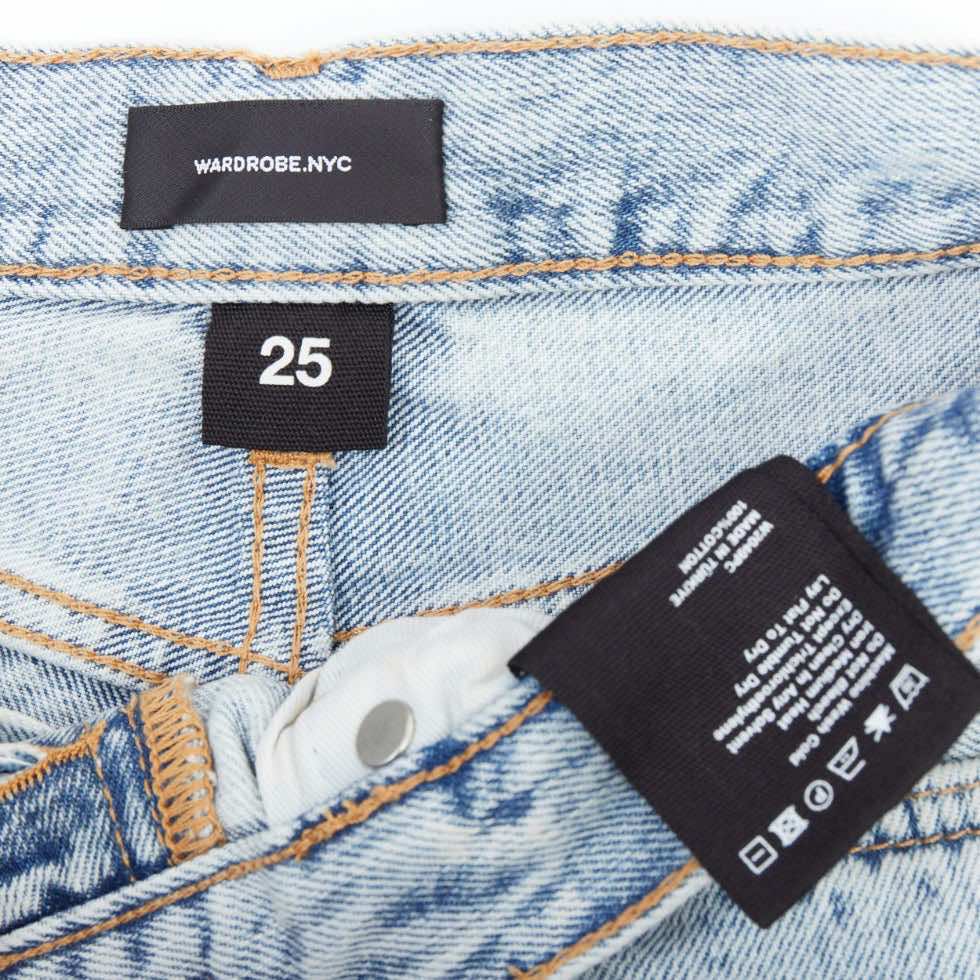 Wardrobe Nyc Leather Tag Shorts - Detail 2