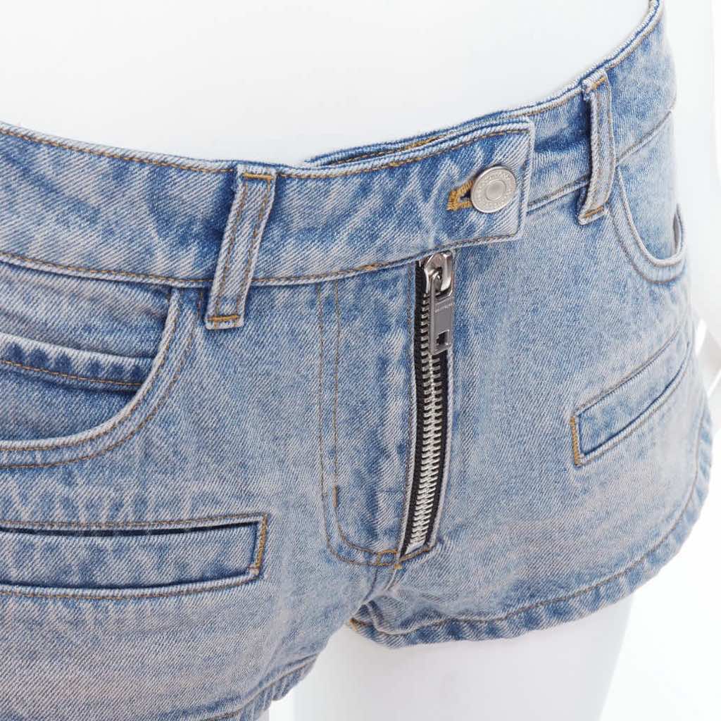 Courreges Pocket Micro Shorts - Back view