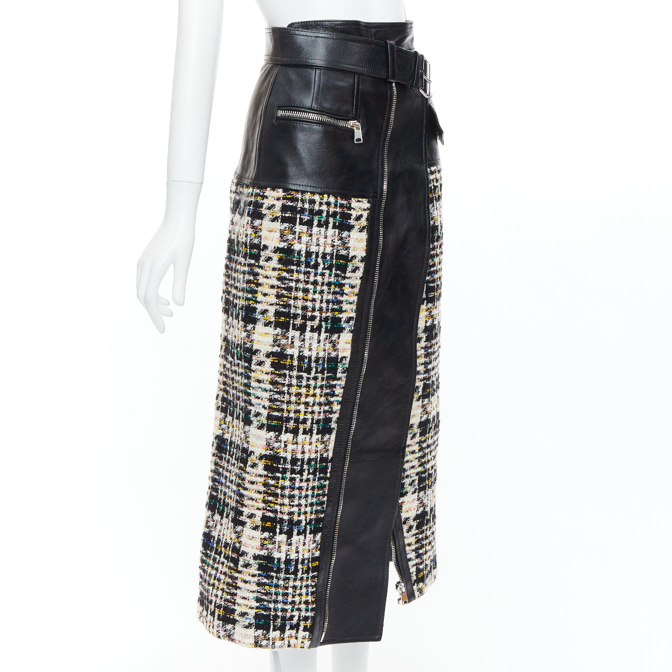 Alexander Mcqueen Deconstructed Biker Skirt - Image 6