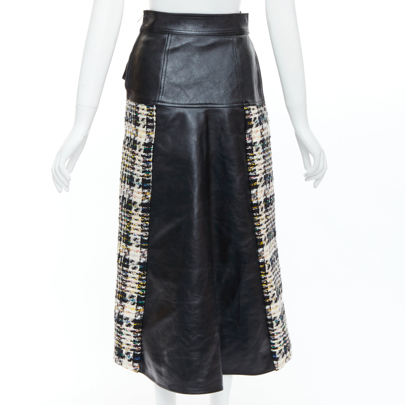 Alexander Mcqueen Deconstructed Biker Skirt - Side view