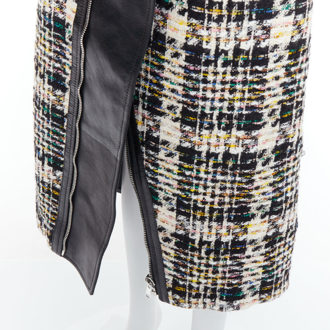 Alexander Mcqueen Deconstructed Biker Skirt - Detail 2