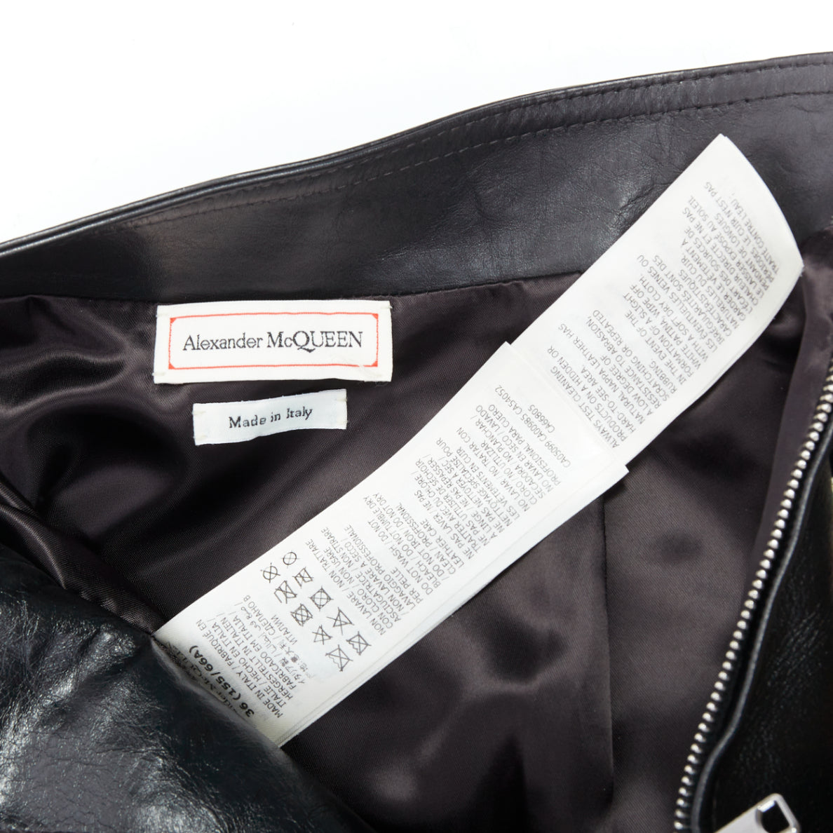 Alexander Mcqueen Deconstructed Biker Skirt - Image 11