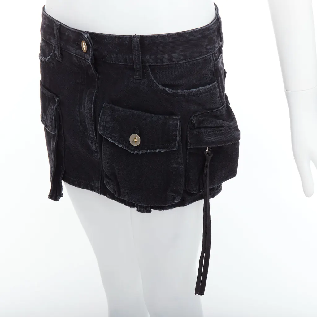 ATTICO Fay Black Cotton Never worn - Back View