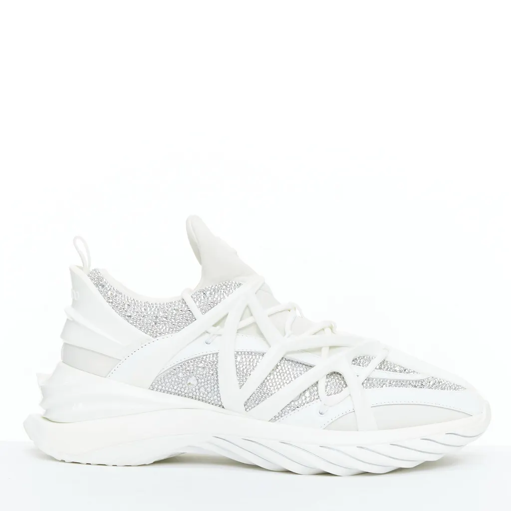 Jimmy Choo Cosmos White Rubber Never worn - Front View