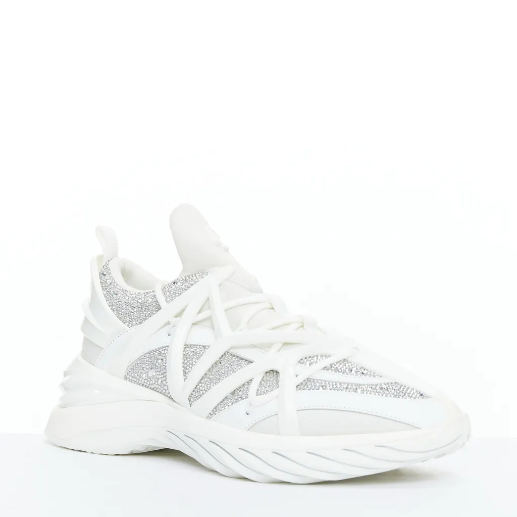 Jimmy Choo Cosmos White Rubber Never worn - Back View