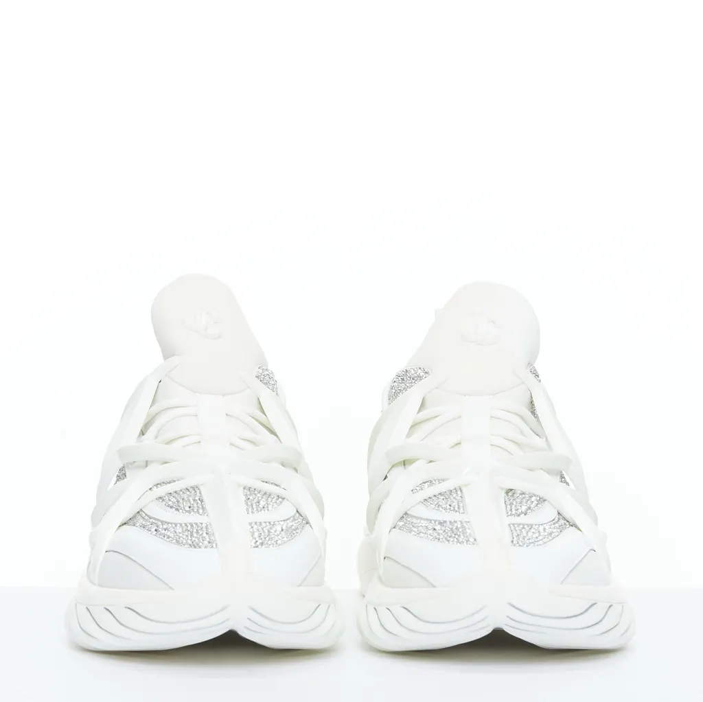 Jimmy Choo Cosmos White Rubber Never worn - Inside View