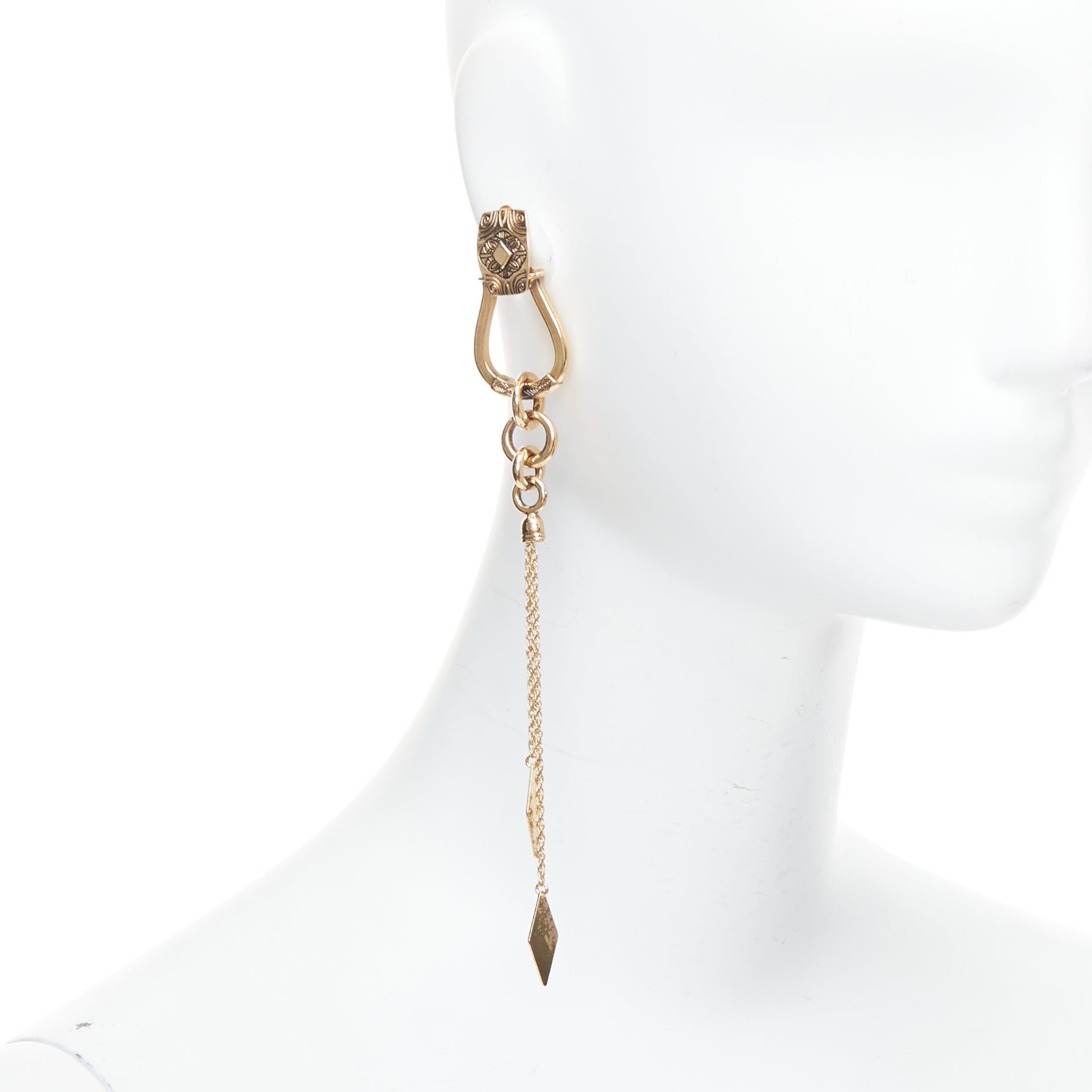 Etro Ethnic Chain Earring - Back view