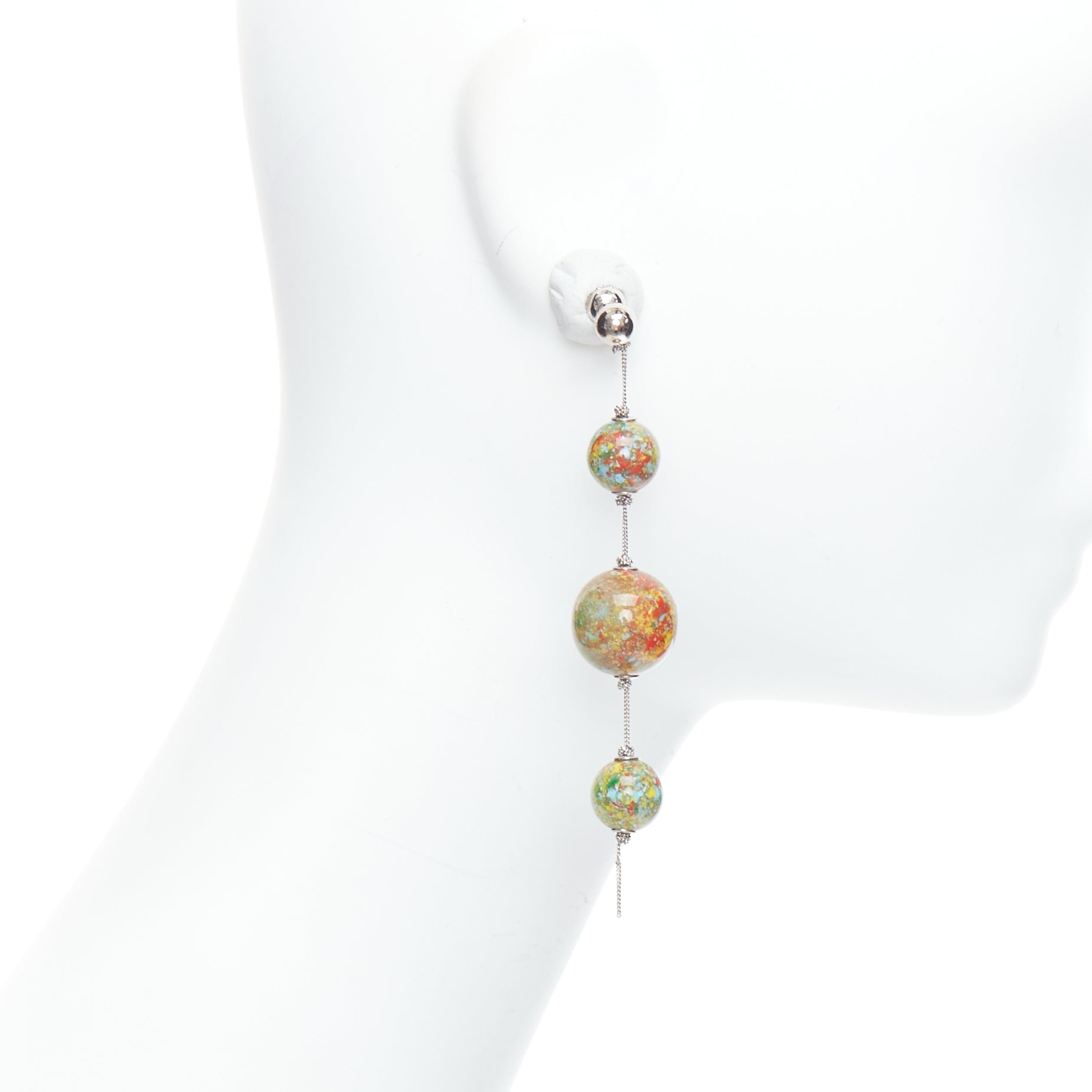 Burberry Marble Pearl Earrings - Image 6