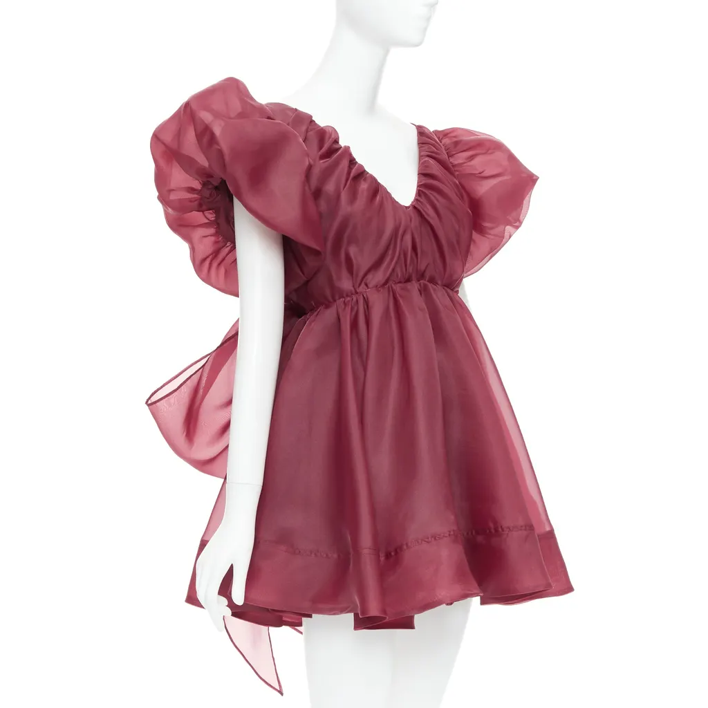 Aje Greta Burgundy Polyester Very good - Inside View