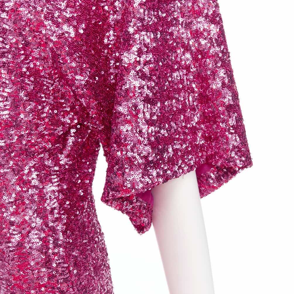Attico Sequin Crew Dress - Detail 2