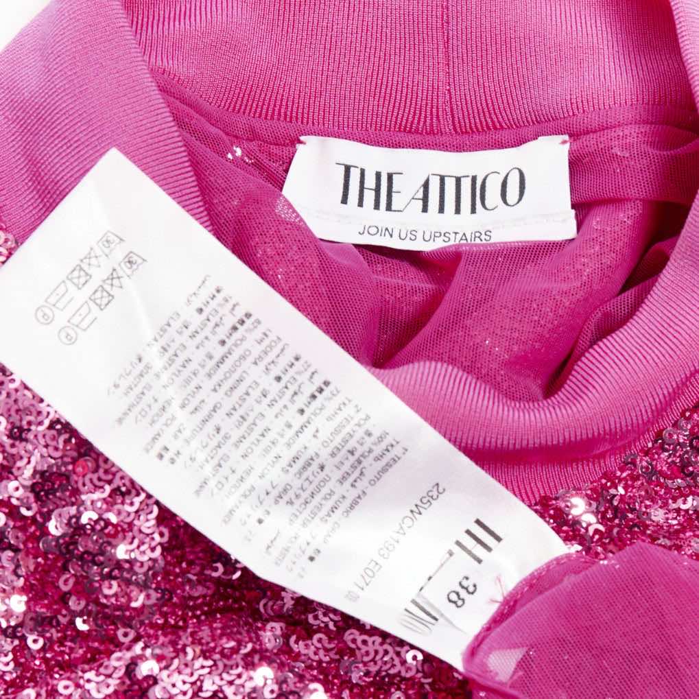 Attico Sequin Crew Dress - Image 10