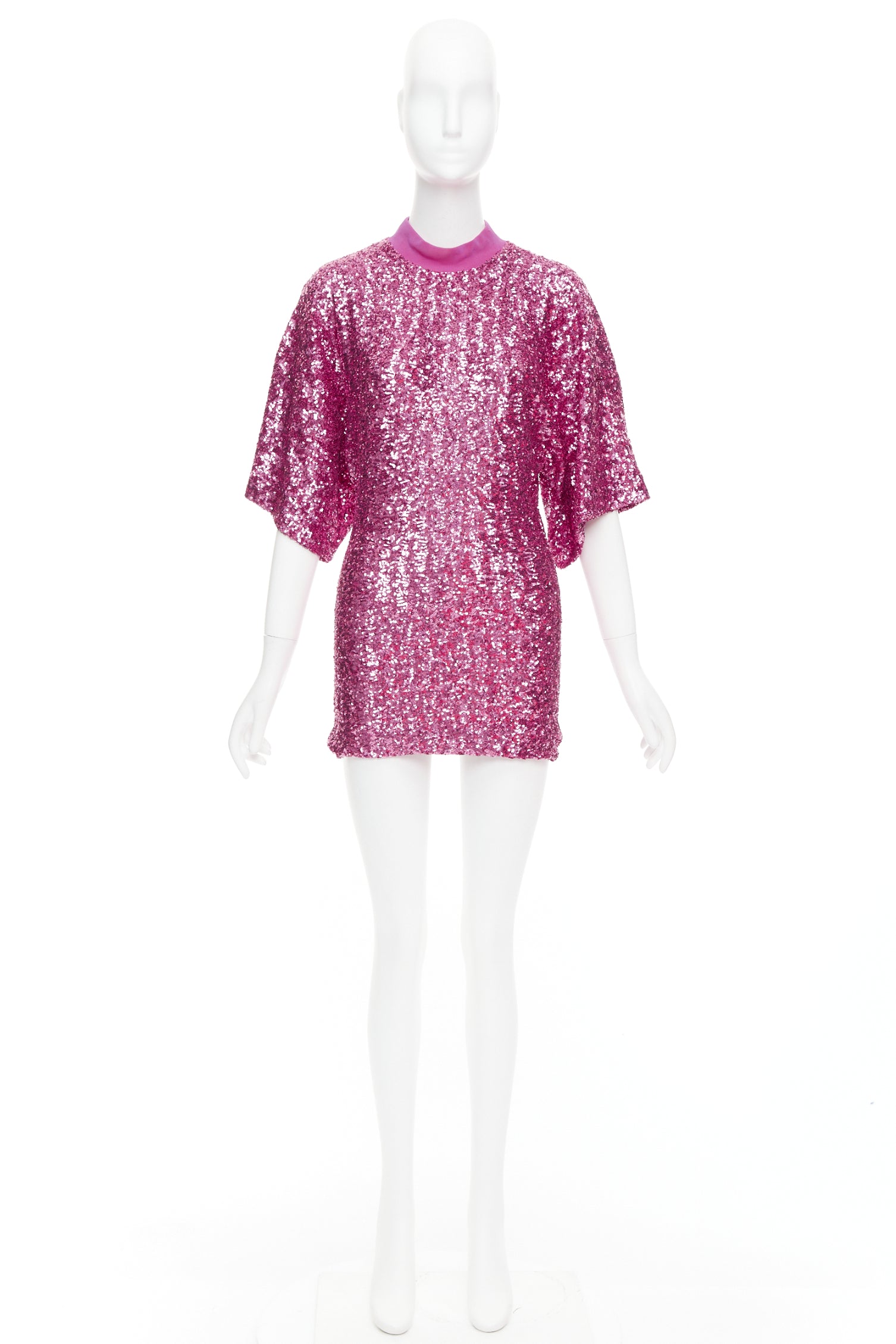 Attico Sequin Crew Dress - Image 11