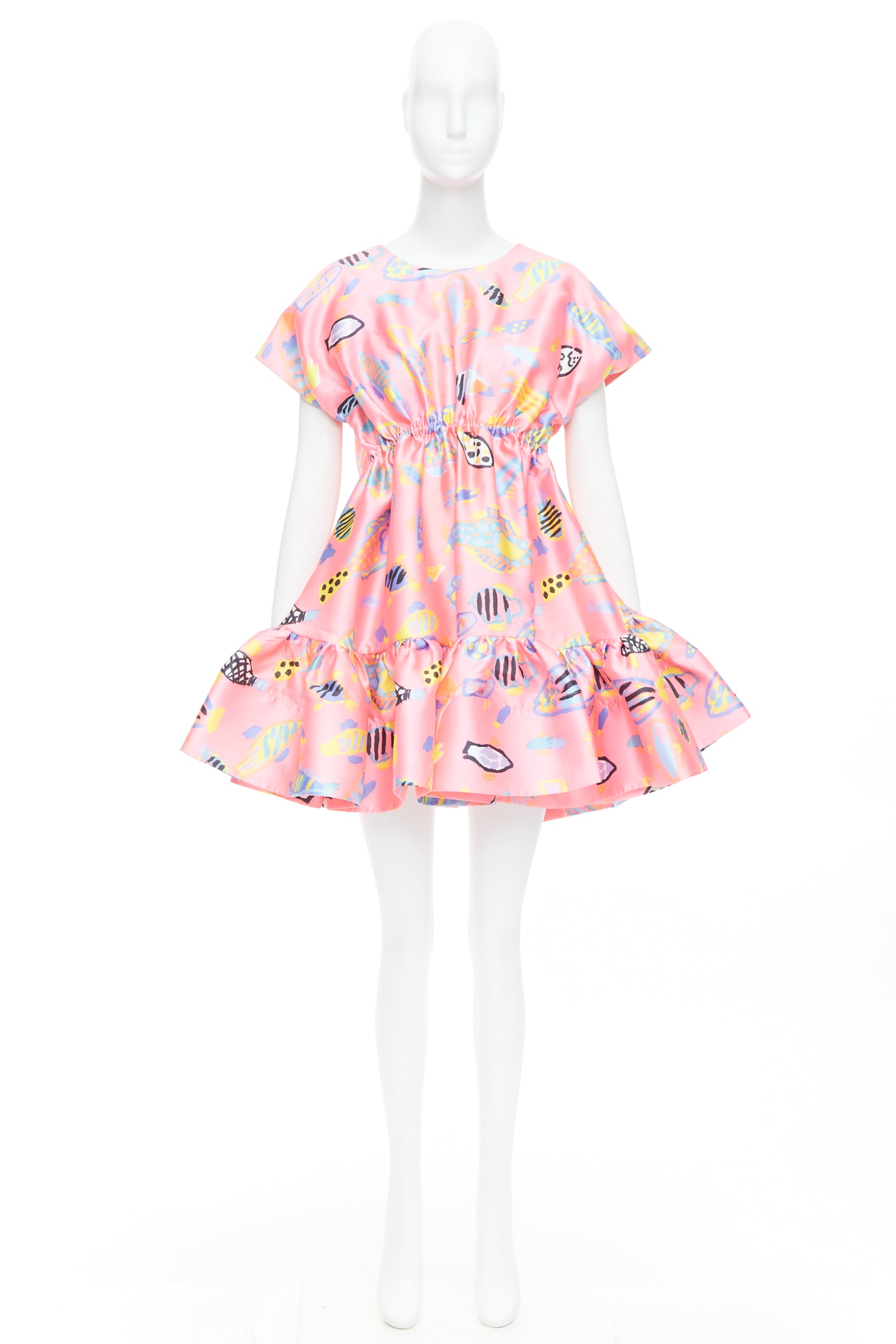 Romance Was Born Illustration Babydoll Dress - Image 11