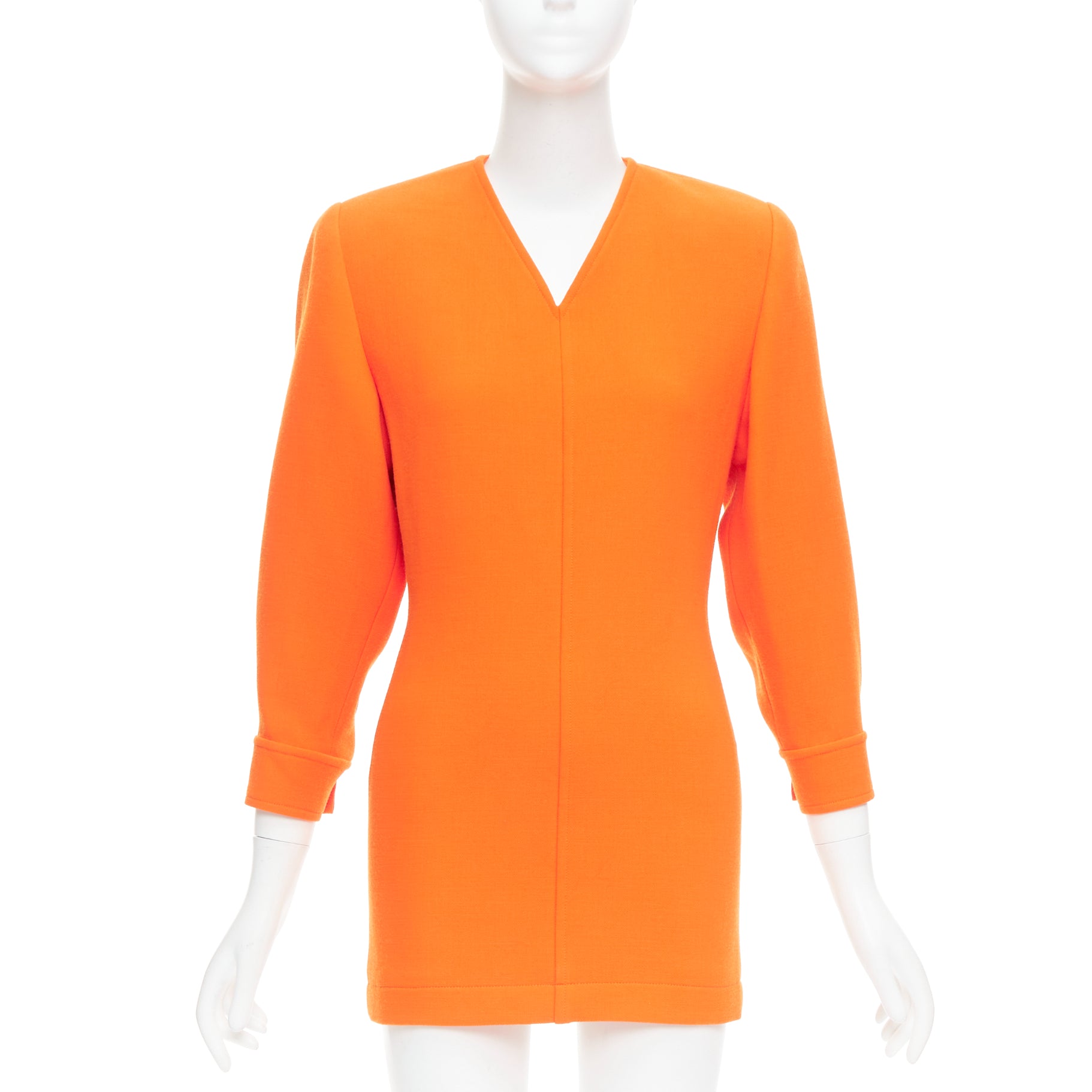 Saint Laurent Orange Power Dress