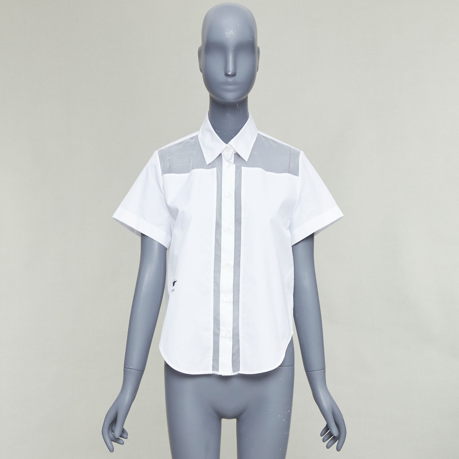 Dior Sheer Panel Shirt - Image 11