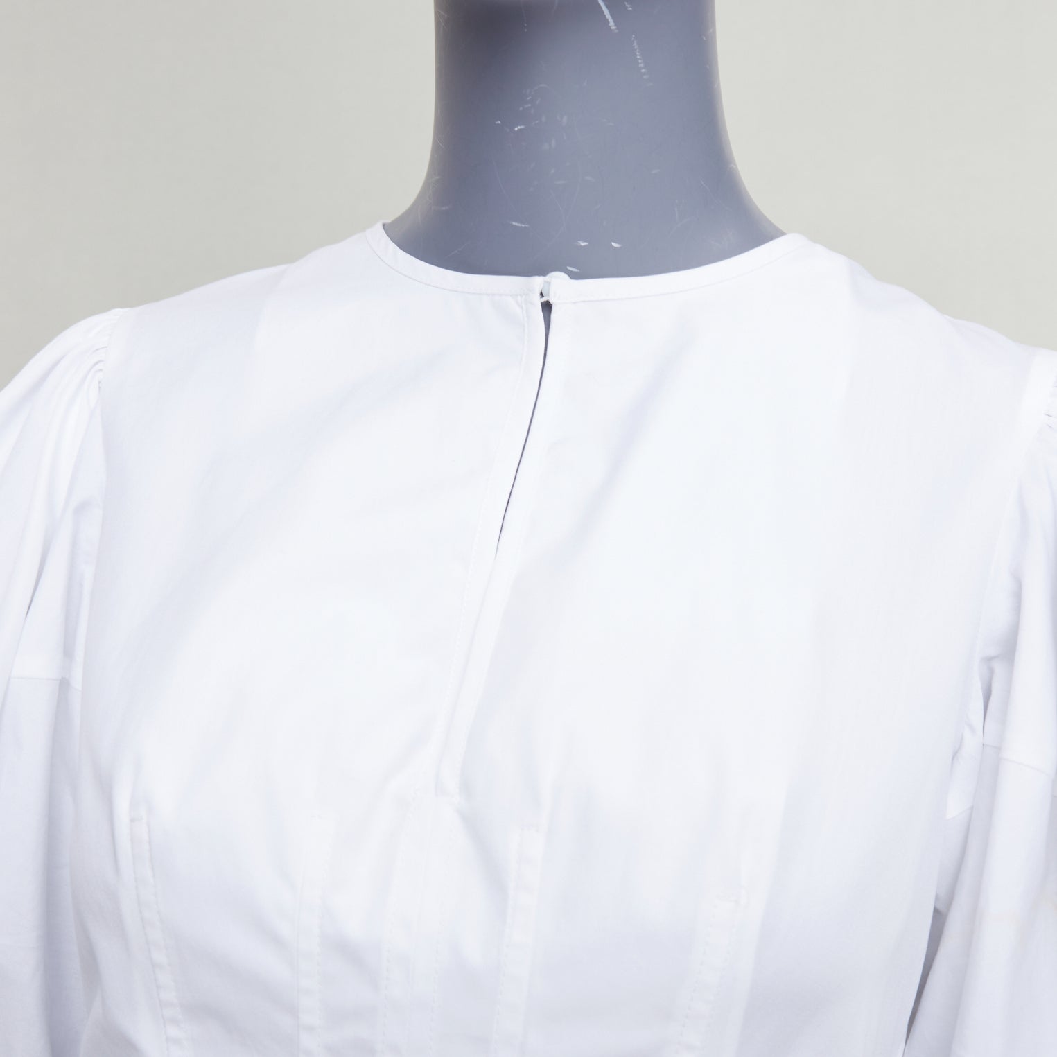 Alexander Mcqueen Pleated Peplum Shirt - Detail 2